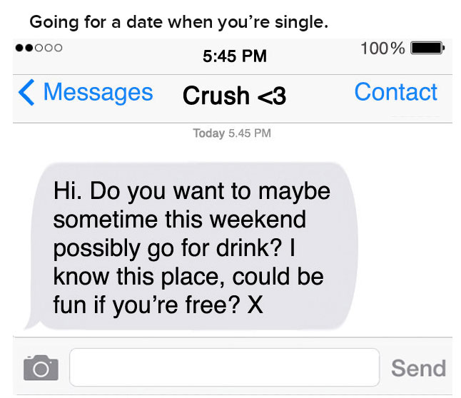 How You Text Your Crush Vs How You Text In A Relationship (22 pics)