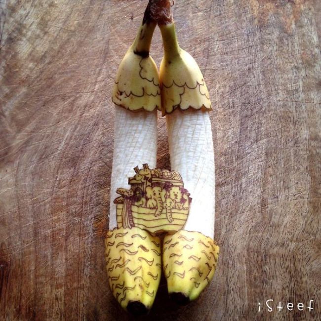 This Artist Turns Bananas Into Masterpieces (20 pics)