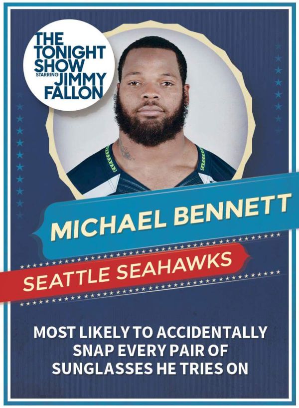 Jimmy Fallon Nailed The Descriptions Of These Super Bowl Players (16 pics)