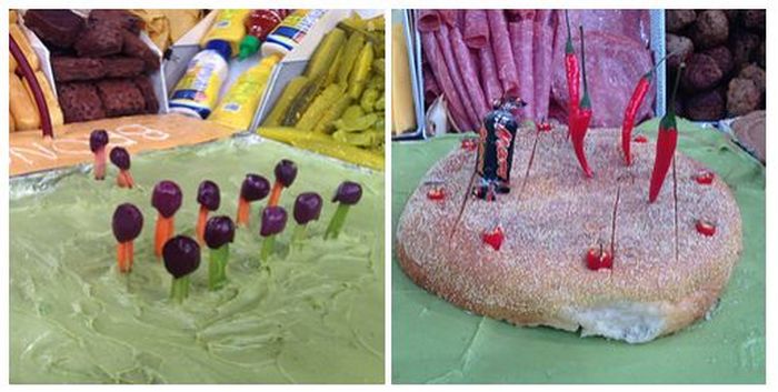 How To Build A Super Bowl Stadium Out Of Snacks (15 pics)