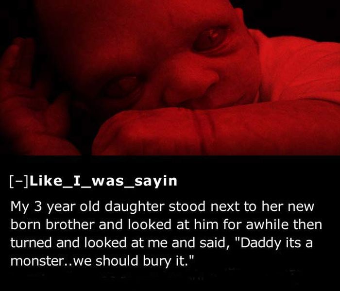 Kids Say The Creepiest Things Sometimes (41 pics)