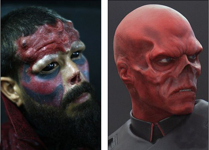 Comic Book Fan Chops Off His Nose So He Can Look Like The Red Skull (11 pics)