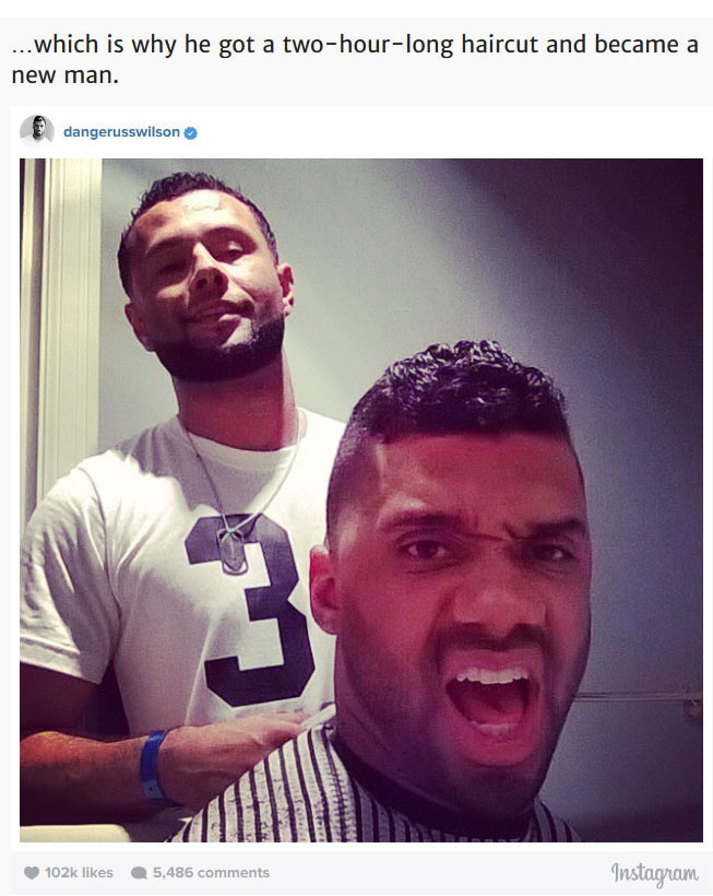 After Losing The Super Bowl Russell Wilson Visited The Children's Hospital (8 pics)