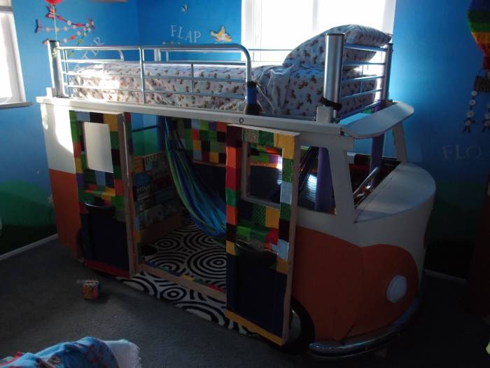 How To Build A VW Bus Bed For $100 (26 pics)