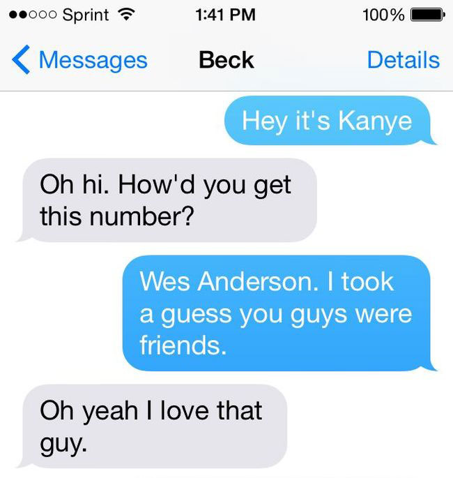 Kanye West Texts Beck Demanding He Gives His Grammy To Beyonce (8 pics)