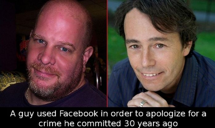This Guy Apologized For A 30 Year Old Crime On Facebook (4 pics)