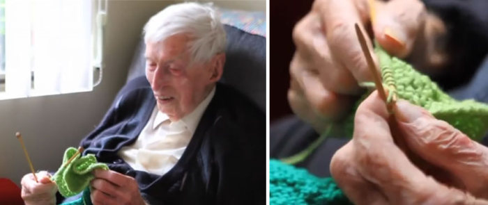Australia’s Oldest Man Likes To Knit Sweaters For Injured Penguins (3 pics)
