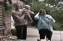 This GIFS Pay Tribute To Dads With Awesome Reflexes (21 gifs)