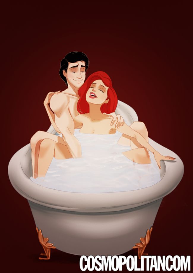 Disney Couples Get Kinky And Act Out Scenes From Fifty Shades of Grey (9 pics)