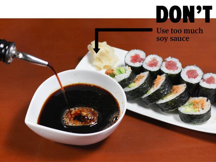 What You Should And Shouldn't Be Doing When You Eat Sushi (17 pics)