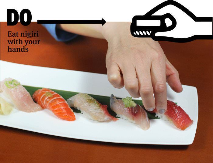 What You Should And Shouldn't Be Doing When You Eat Sushi (17 pics)