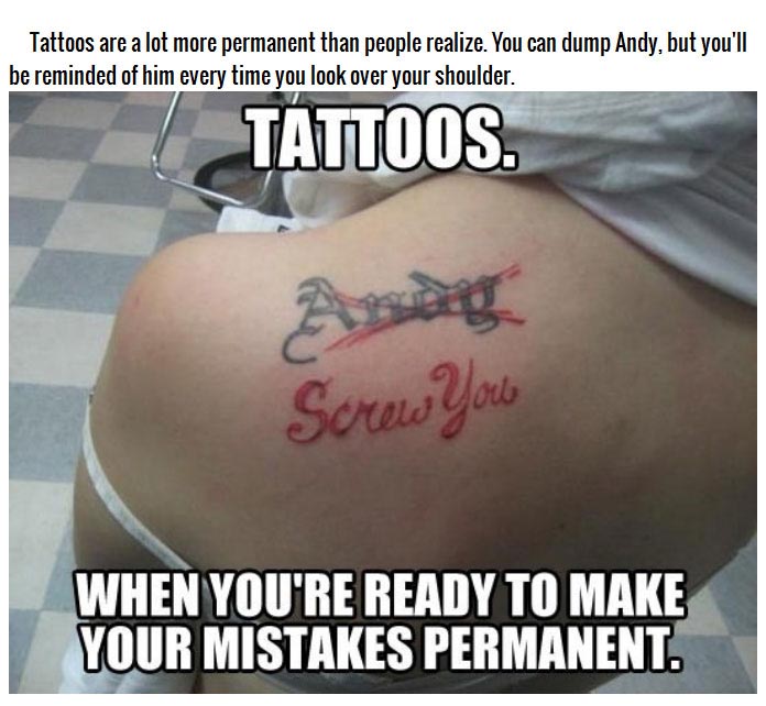 Funny Facts And Truths You Should Think About Before Getting A Tattoo (14 pics)