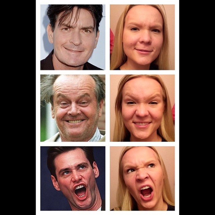 This Woman Has Done An Amazing Job At Imitating Famous Faces (47 pics)