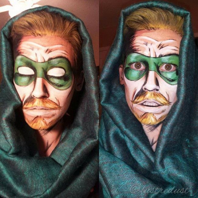 These People Used Makeup To Transform Into Comic Book Characters (13 pics)