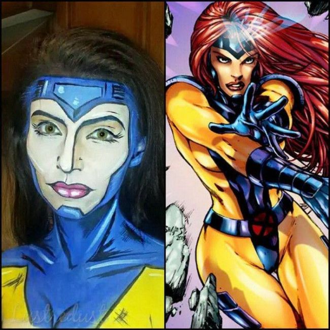 These People Used Makeup To Transform Into Comic Book Characters (13 pics)