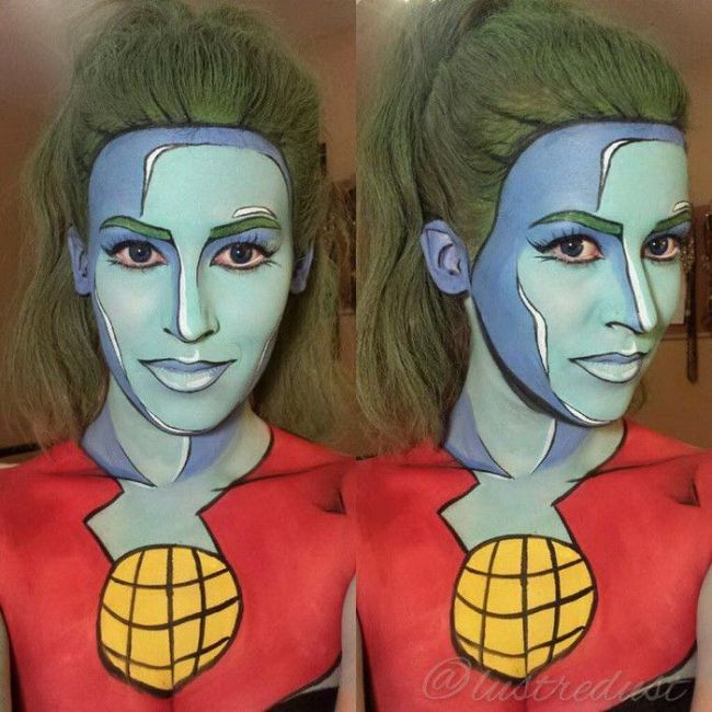 These People Used Makeup To Transform Into Comic Book Characters (13 pics)