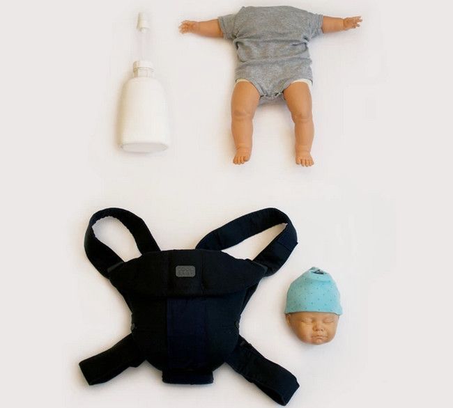 This Fake Baby Will Help You Get Away With Drinking In Public (4 pics)