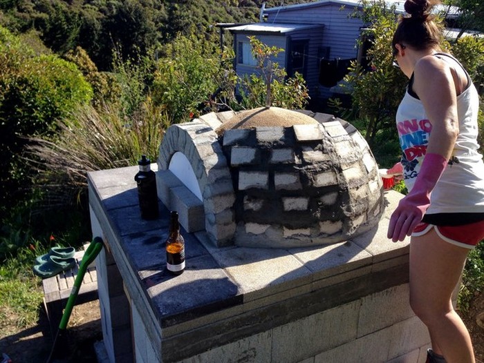 This Man Built A Brick Pizza Oven In His Own Backyard (15 pics)