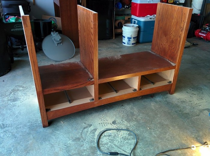 Old TV Cabinet Gets Transformed Into Something Much Cooler (11 pics)