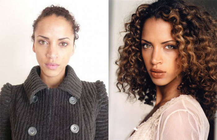 10 Famous Supermodels With And Without Makeup (10 pics)
