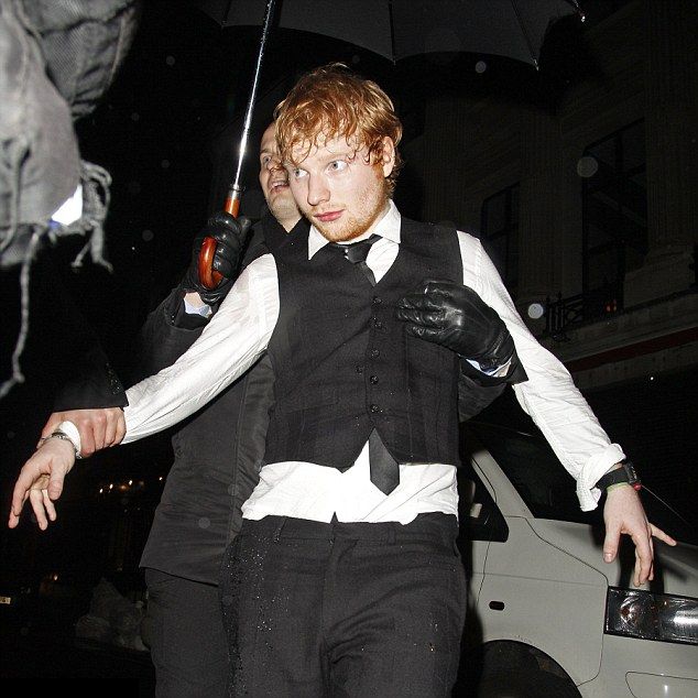 It Looks Like Ed Sheeran Partied A Little Too Hard After The BRIT Awards (10 pics)