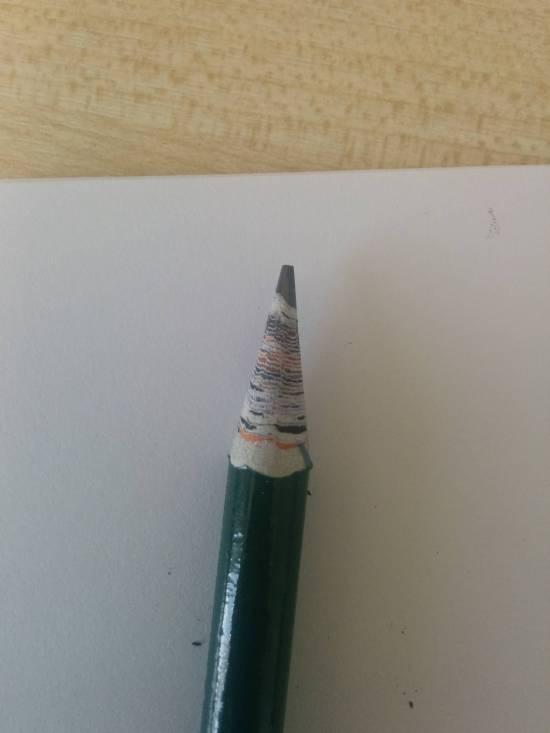 This Pencil Is Actually Made Out Of Recycled Newspaper (3 pics)