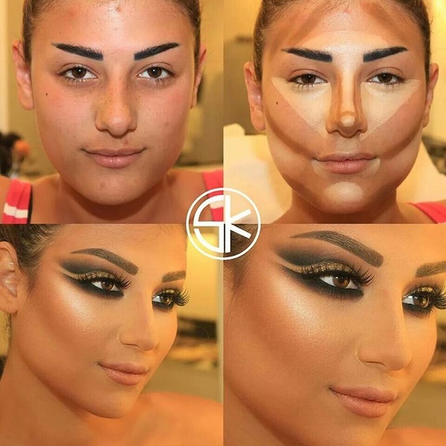 What A Difference Makeup Can Make (10 pics)