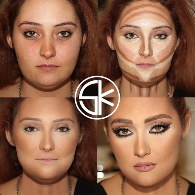 What A Difference Makeup Can Make (10 pics)