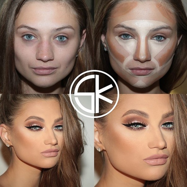 What A Difference Makeup Can Make (10 pics)