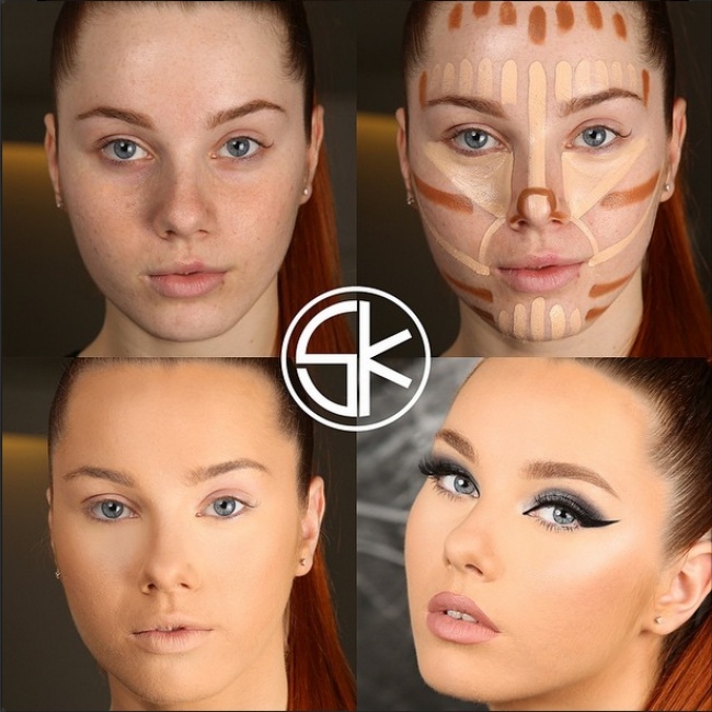 What A Difference Makeup Can Make (10 pics)