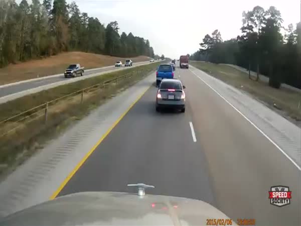 Truck And Car Crash