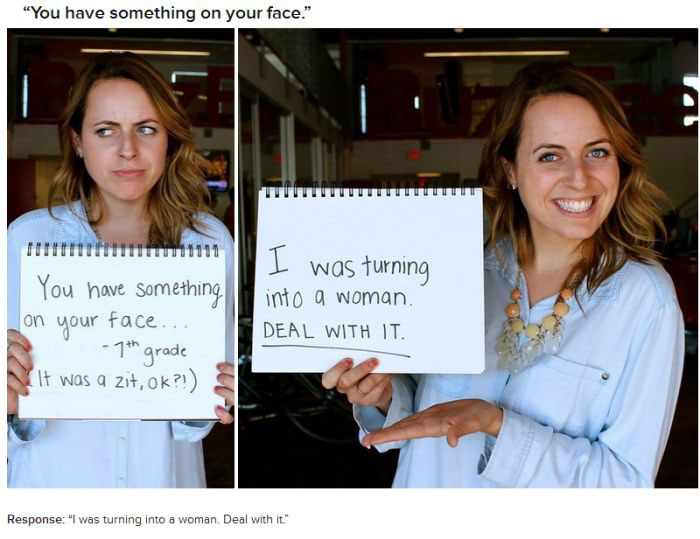18 Women Respond To Mean Things People Said About Their Bodies (18 pics)