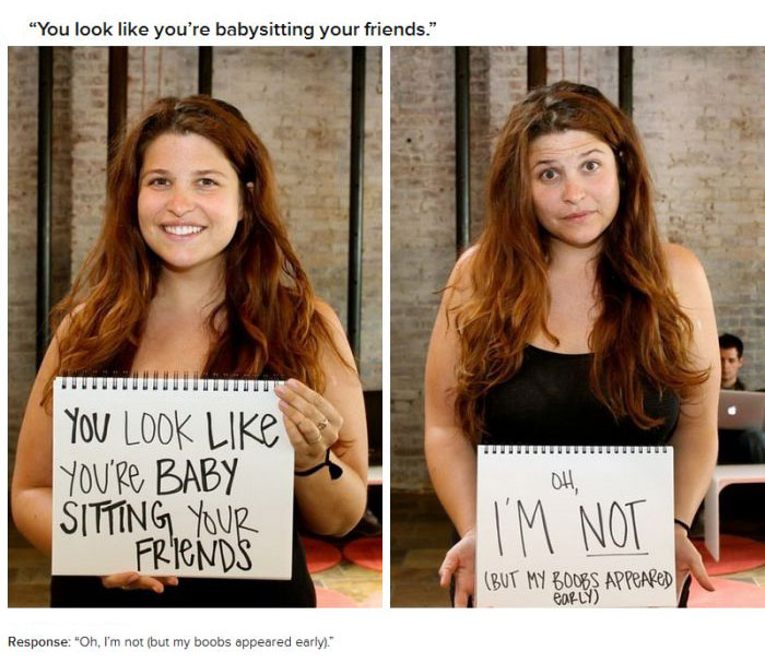 18 Women Respond To Mean Things People Said About Their Bodies (18 pics)