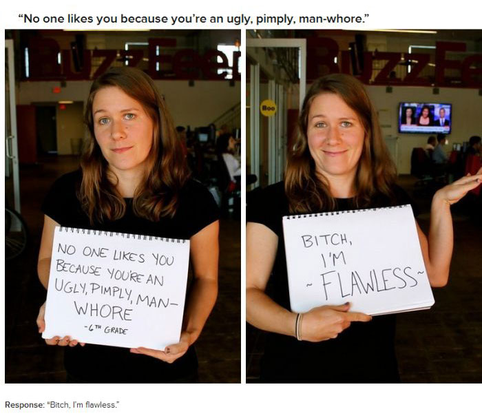 18 Women Respond To Mean Things People Said About Their Bodies (18 pics)