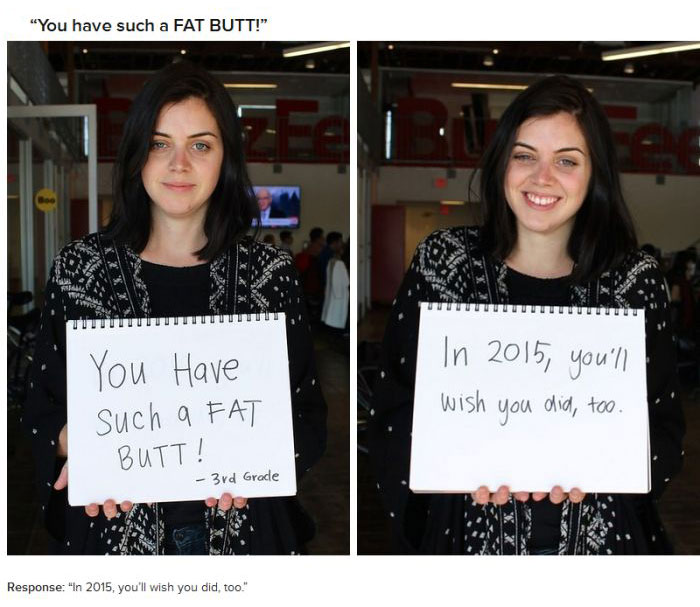 18 Women Respond To Mean Things People Said About Their Bodies (18 pics)