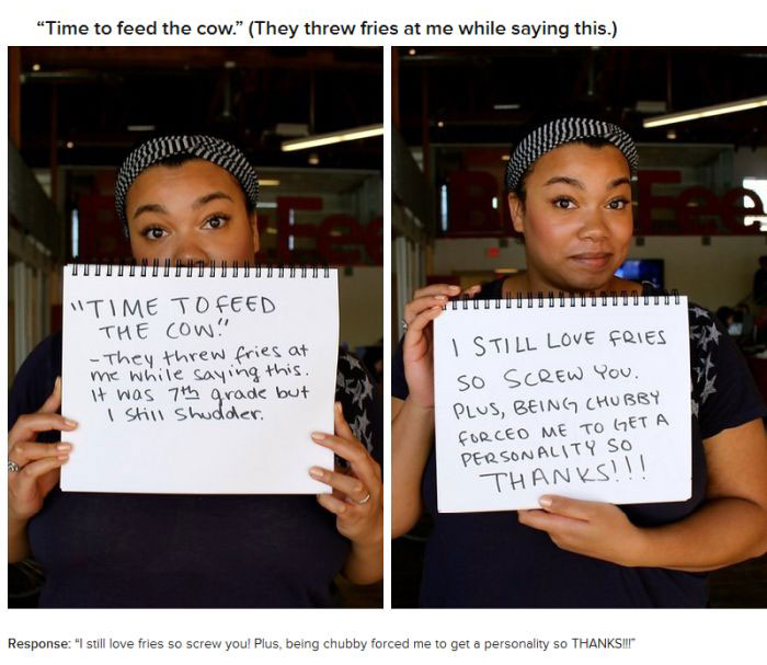 18 Women Respond To Mean Things People Said About Their Bodies (18 pics)