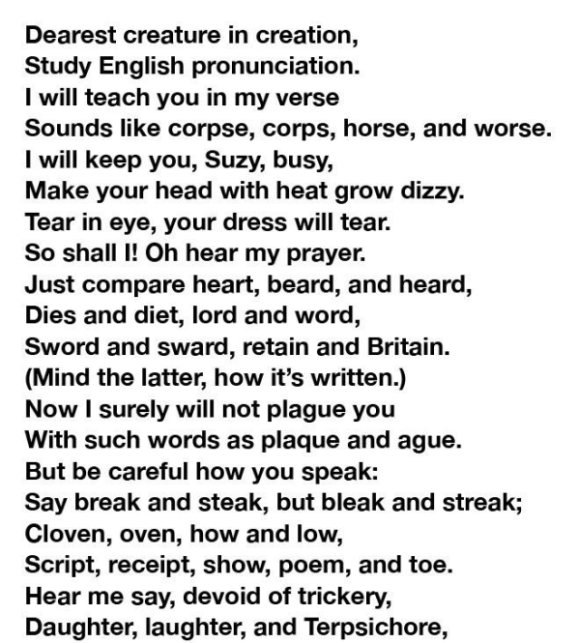 90% Of People Can’t Pronounce This Whole Poem, Can You? (6 pics)