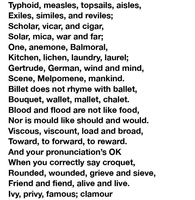 90% Of People Can’t Pronounce This Whole Poem, Can You? (6 pics)