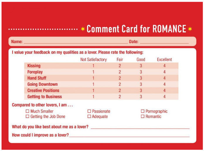 These Comment Cards Help You Score Your Personal Relationships (10 pics)