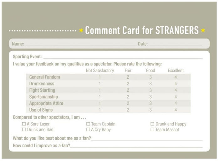 These Comment Cards Help You Score Your Personal Relationships (10 pics)