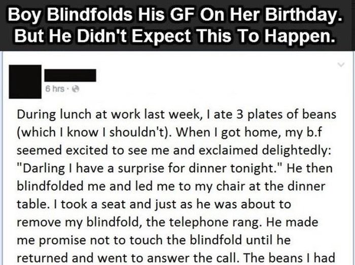 This Is Why It's A Bad Idea To Blindfold Your Girlfriend (3 pics)