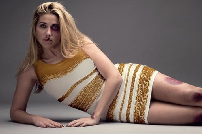 Salvation Army Launches White And Gold Dress Campaign For Domestic Abuse (2 pics)