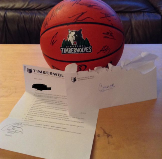 Every NBA Team Got A Letter From This Little Kid But Only One Responded (7 pics)