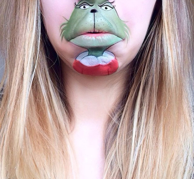 Laura Jenkinson Uses Makeup To Turn People's Mouths Into Cartoon Characters (40 pics)