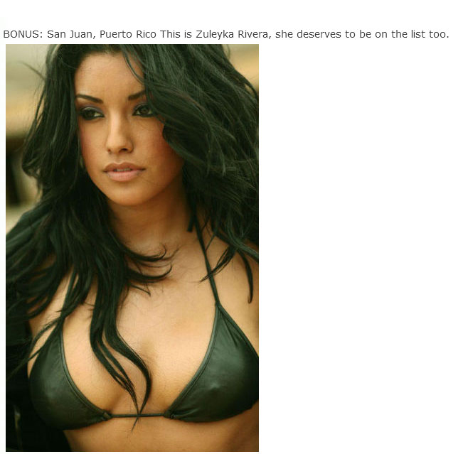 Where To Find The Best Looking Women In The USA (20 pics)