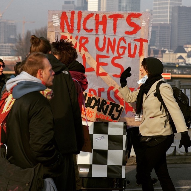 Protests Rage On In Frankfurt Germany (20 pics)