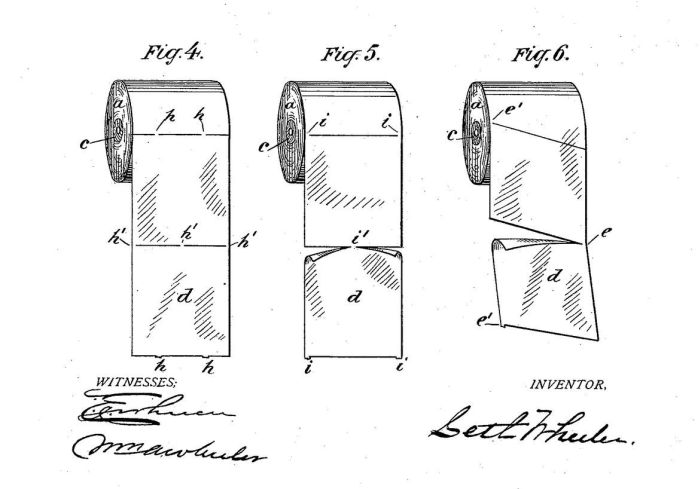 124 Year Old Patent Ends The Over Or Under Toilet Paper Debate (4 pics)