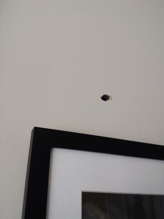 Man Wakes Up To Find Bullet Holes In His Apartment (3 pics)