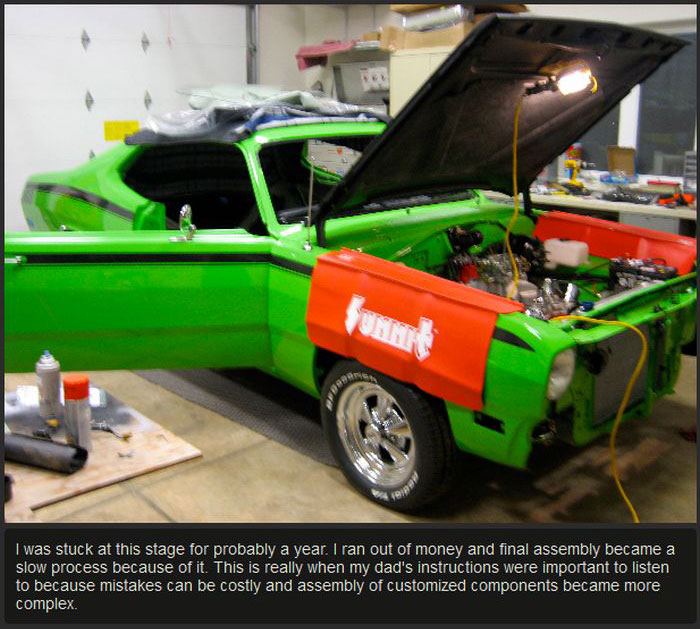 Plymouth Duster Goes From Hunk Of Junk To Award Winning Car (25 pics)