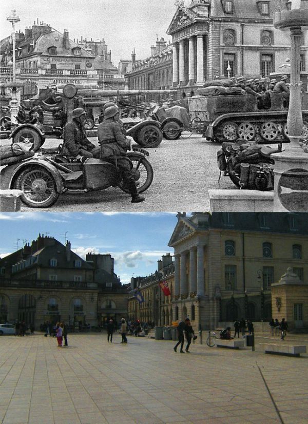 How Dijon, France Has Changed Over The Past 70 Years (10 pics)